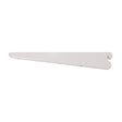 This is an image of Timco - Twin Slot Shelf Bracket - White 270mm 712321