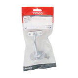 This is an image of Timco - Handrail Bracket - Satin Chrome 64mm (1 Each TIMbag) 712327P