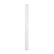This is an image of Timco - Twin Slot Upright - White 1220mm (10 Pieces Box) 712785