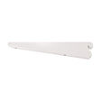 This is an image of Timco - Twin Slot Shelf Bracket - White 220mm 712987