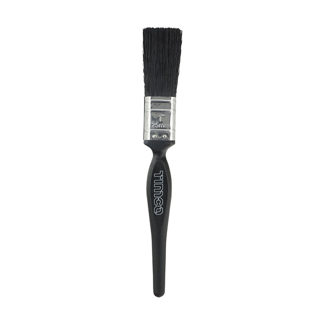 This is an image of Timco - Contractors Paint Brush 1" (1 Each Plastic Header) 720074