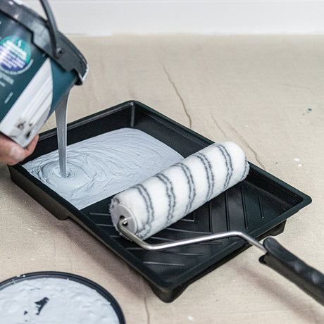 This is an image of Timco - Professional Roller Frame & Tray Set 9" (7 Pieces Bag) 720238