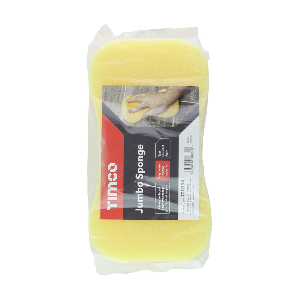 This is an image of Timco - Jumbo Sponge 1pc (1 Each Bag) 720394
