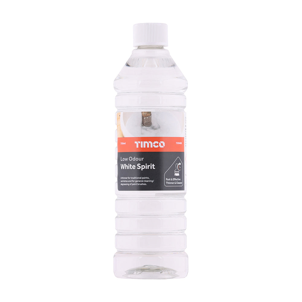 This is an image of Timco - Low Odour White Spirit 750ml (1 Each Bottle) 720468