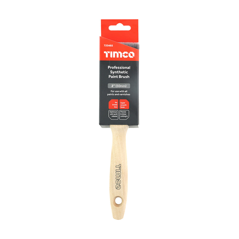 This is an image of Timco - Professional Synthetic Paint Brush 2" (1 Each Header Card) 720485