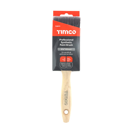 This is an image of Timco - Professional Synthetic Paint Brush 2 1/2" (1 Each Header Card) 720672