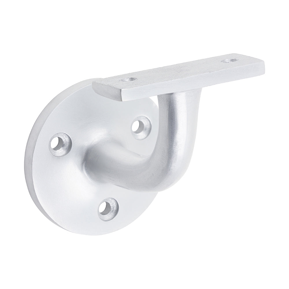 This is an image of Timco - Handrail Bracket - Satin Anodised Aluminium 63mm (1 Each Bag) 725079BX