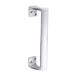 This is an image of Timco - Oval Grip Pull Handle - Satin Anodised Aluminium 228mm (1 Each TIMbag) 725084