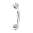 This is an image of Timco - Bow Handle - Satin Anodised Aluminium 145mm (1 Each Bag) 725096BX