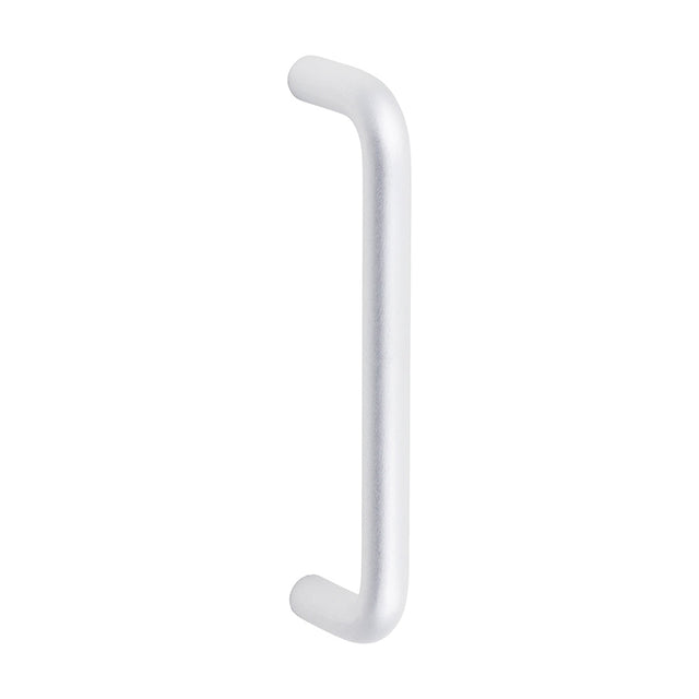 This is an image of Timco - D Shaped Cabinet Handle - Satin Anodised Aluminium 100mm (1 Each TIMpac) 725098