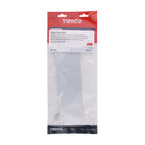 This is an image of Timco - Finger Plate PULL - Satin Anodised Aluminium 305 x 76 (1 Each TIMbag) 725138