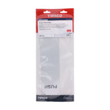 This is an image of Timco - Finger Plate PUSH - Satin Anodised Aluminium 305 x 76 (1 Each TIMbag) 725139