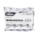 This is an image of Timco - Flush Pull - Satin Anodised Aluminium 89mm (1 Each Bag) 725141BX