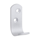 This is an image of Timco - Single Robe Hook - Satin Anodised Aluminium 47 x 19 (2 Pieces Bag) 725142BX