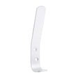This is an image of Timco - Hat & Coat Hooks - Satin Anodised Aluminium 125 x 19 (5 Pieces TIMbag) 725145