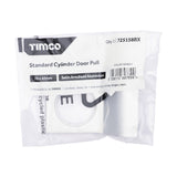 This is an image of Timco - Standard Cylinder Door Pull - Satin Anodised Aluminium 70 x 42 (1 Each Bag) 725158BX