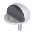 This is an image of Timco - Oval Door Stop - Satin Anodised Aluminium 50mm (1 Each TIMpac) 725183