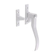This is an image of Timco - Wedge Pattern Casement Fastener - Satin Anodised Aluminium 100mm (1 Each TIMpac) 725187