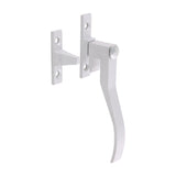 This is an image of Timco - Wedge Pattern Casement Fastener - Satin Anodised Aluminium 100mm (1 Each TIMpac) 725187