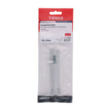 This is an image of Timco - Straight Barrel Bolt - Satin Aluminium 100 x 25 (1 Each TIMpac) 725217