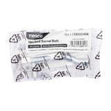 This is an image of Timco - Necked Barrel Bolt - Satin Anodised Aluminium 75 x 25 (1 Each Bag) 725224BX