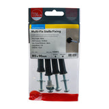 This is an image of Timco - Stella Fixings - TX - Pan - Black M5 x 90mm - (4 PCS TIMpac) 725973