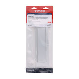 This is an image of Timco - Letter Plate - Satin Anodised Aluminium 254 x 76 (1 Each TIMbag) 725979