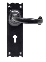 From The Anvil - Black Cottage Lever Lock Set | Sku. 73106 | Trade Door Handles.
