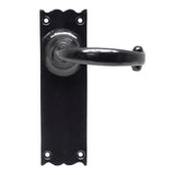 From The Anvil - Black Cottage Lever Latch Set | Sku. 73107 | Trade Door Handles.