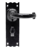 From The Anvil - Black Cottage Lever Bathroom Set | Sku. 73108 | Trade Door Handles.