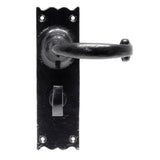 From The Anvil - Black Cottage Lever Bathroom Set | Sku. 73108 | Trade Door Handles.