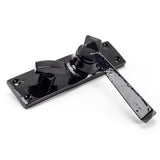 From The Anvil - Black Straight Lever Bathroom Set | Sku. 73111 | Trade Door Handles.