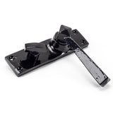From The Anvil - Black Straight Lever Bathroom Set | Sku. 73111 | Trade Door Handles.