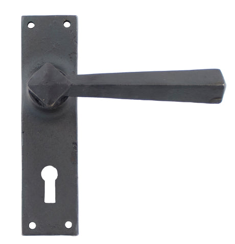 From The Anvil - Beeswax Straight Lever Lock Set | Sku. 73113 | Trade Door Handles.