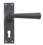 From The Anvil - Beeswax Straight Lever Lock Set | Sku. 73113 | Trade Door Handles.