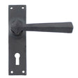 From The Anvil - Beeswax Straight Lever Lock Set | Sku. 73113 | Trade Door Handles.
