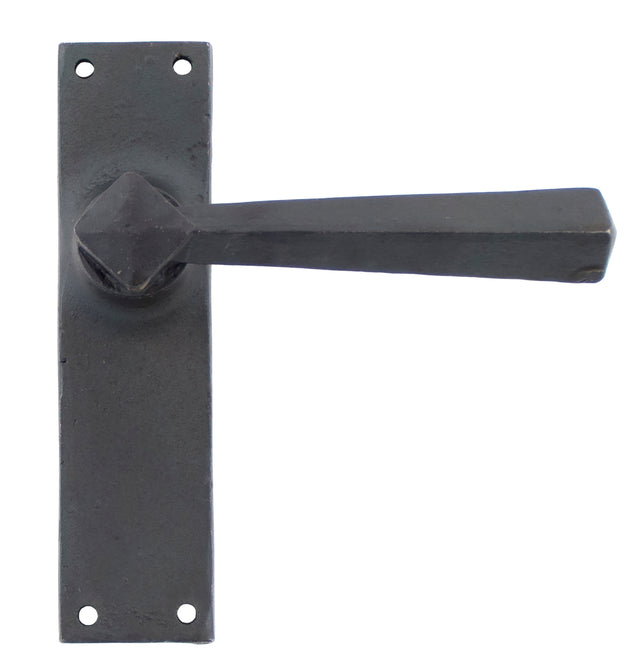 From The Anvil - Beeswax Straight Lever Latch Set | Sku. 73114 | Trade Door Handles.
