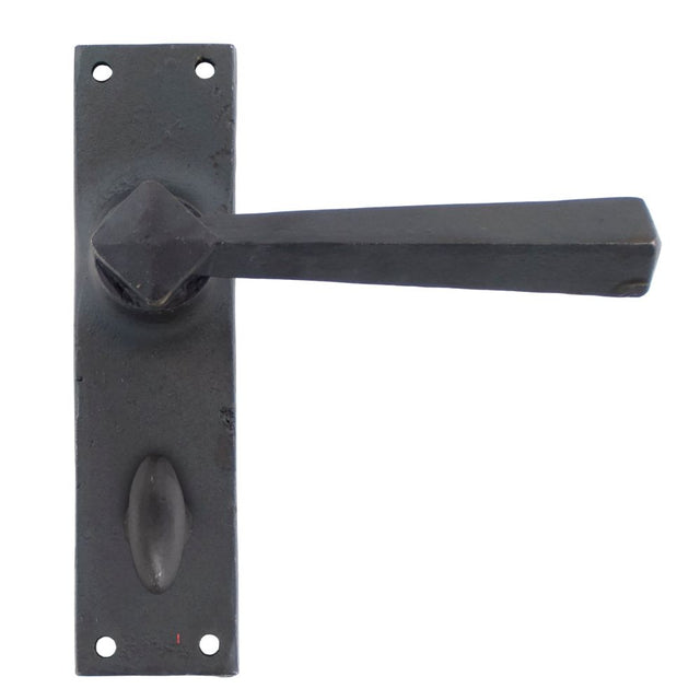 From The Anvil - Beeswax Straight Lever Bathroom Set | Sku. 73115 | Trade Door Handles.