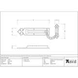 From The Anvil - Black Door Chain | Sku. 73118 | Trade Door Handles.