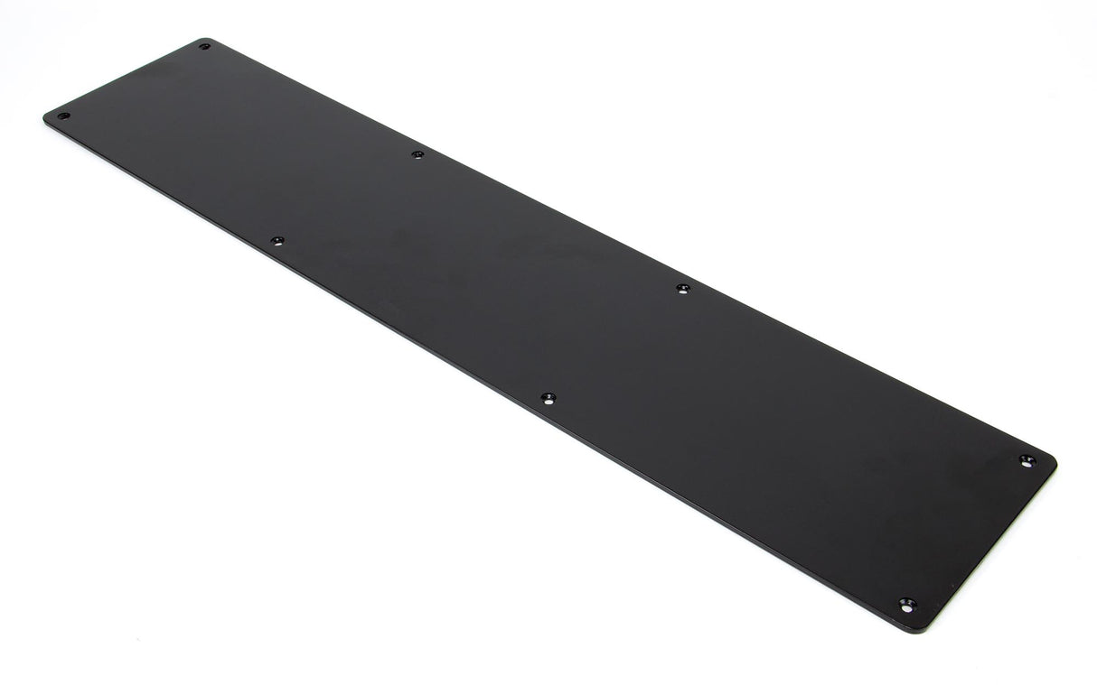 From The Anvil - Black 700mm x 150mm Kick Plate | Sku. 73122 | Trade Door Handles.