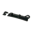 From The Anvil - Black 6" Straight Monkeytail Bolt | Sku. 73133 | Trade Door Handles.
