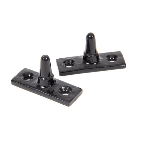 From The Anvil - Black 8" Rosehead Stay | Sku. 73134 | Trade Door Handles.