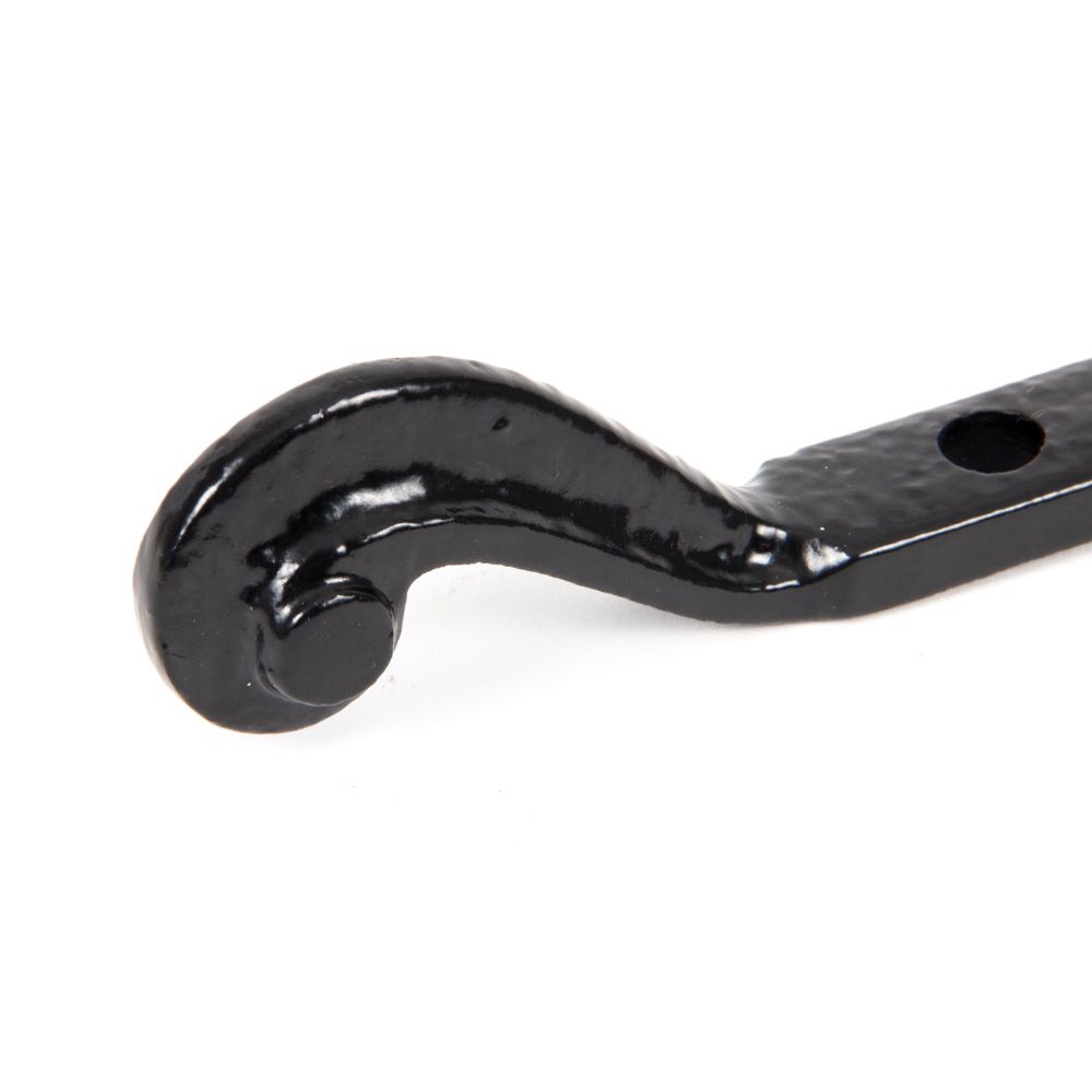 From The Anvil - Black 9" Rosehead Stay | Sku. 73135 | Trade Door Handles.