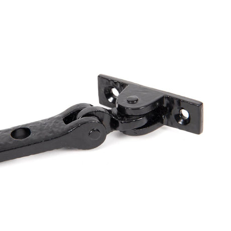 From The Anvil - Black 9" Rosehead Stay | Sku. 73135 | Trade Door Handles.