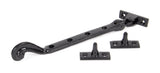 From The Anvil - Black 9" Rosehead Stay | Sku. 73135 | Trade Door Handles.