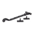 From The Anvil - Black 9" Rosehead Stay | Sku. 73135 | Trade Door Handles.