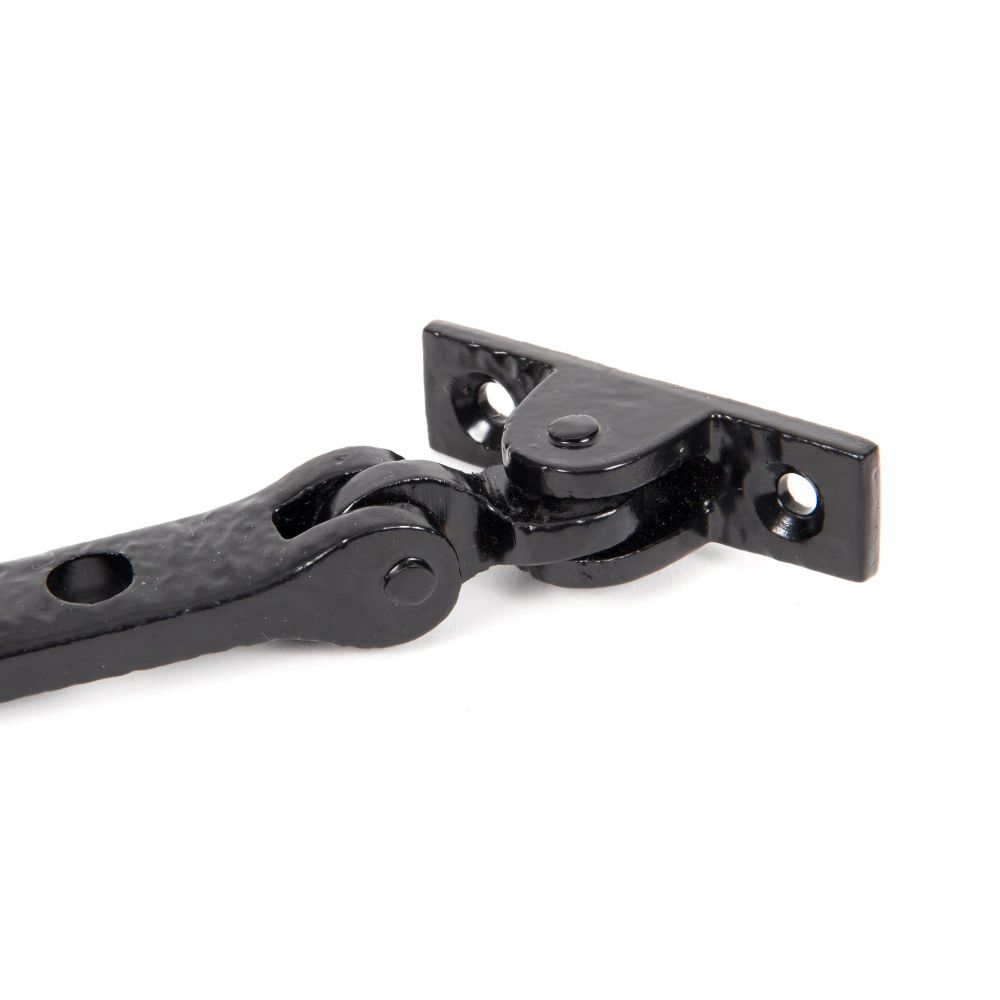From The Anvil - Black 11" Rosehead Stay | Sku. 73136 | Trade Door Handles.