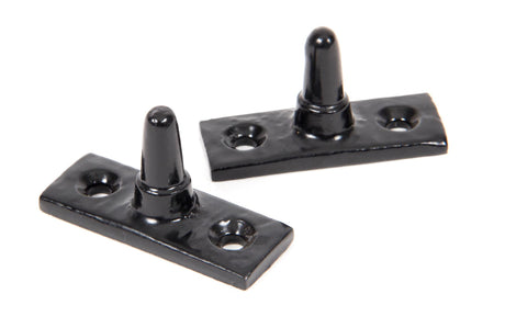 From The Anvil - Black 13" Rosehead Stay | Sku. 73137 | Trade Door Handles.