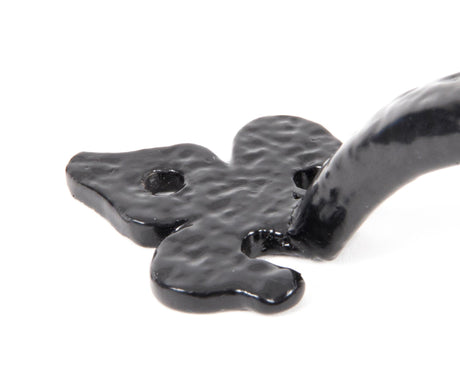 From The Anvil - Black Cast 6" Fleur De Lys Pull Handle | Sku. 73141 | Trade Door Handles.