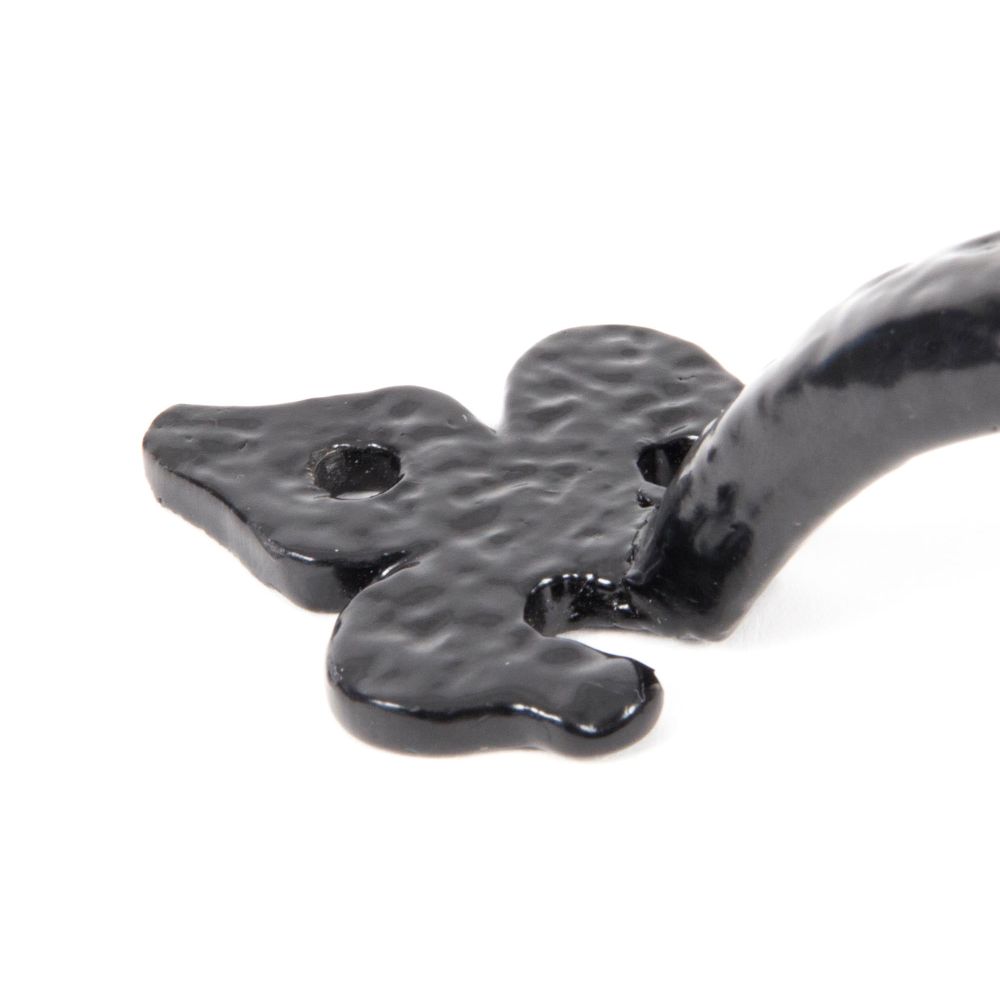 From The Anvil - Black Cast 6" Fleur De Lys Pull Handle | Sku. 73141 | Trade Door Handles.